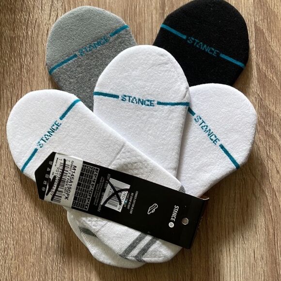 (5) New Stance No Show Socks,L - Picture 2 of 7